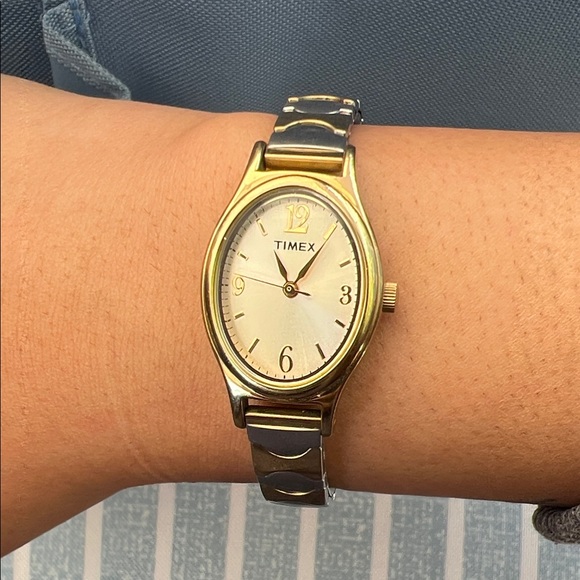 Timex Women's Gold and Silver Watch